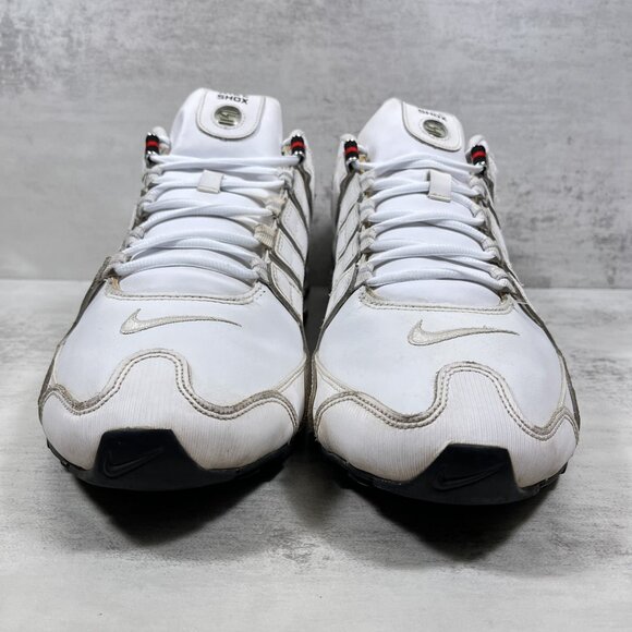 Nike Shox NZ EU Leather Sneakers - Men\'s Size 13 - White